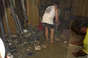 flooded basement